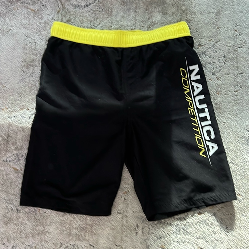 Nautica Boys' Swim Trunk with UPF 50+ Sun Protection